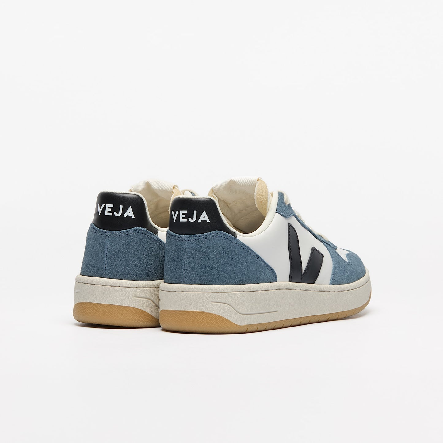 Veja Mens V10 Leather - White Black California