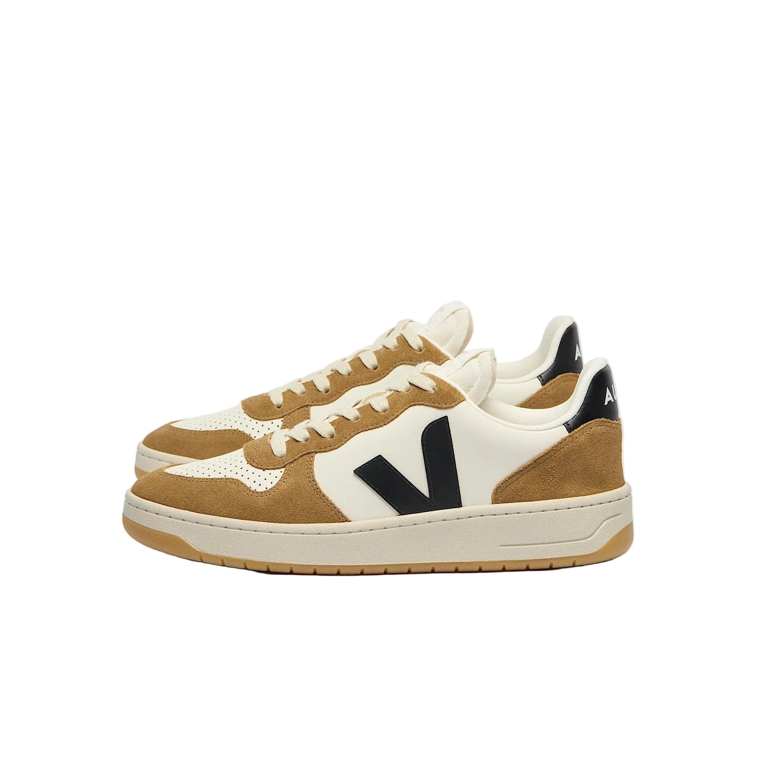 Veja Mens V 10 Prime Leather- Pure Black Tent – CITIZEN