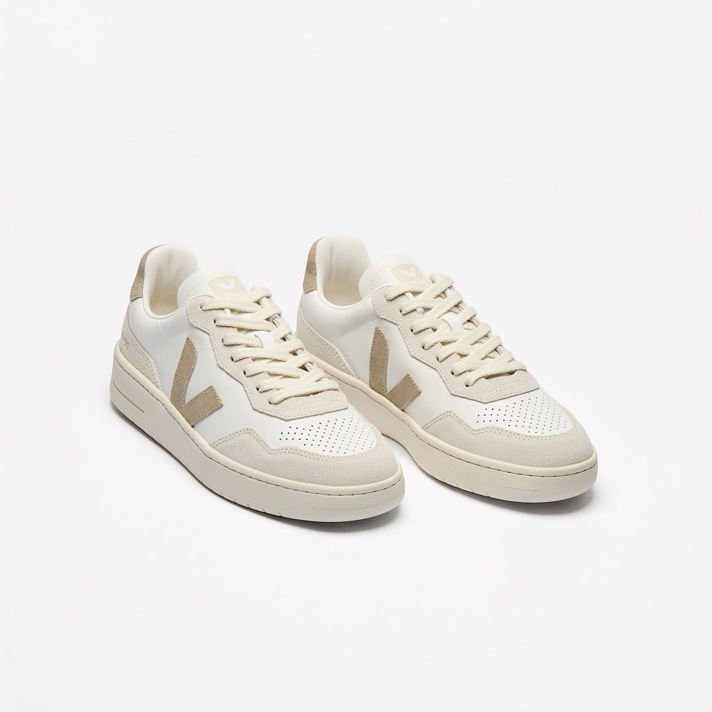 Veja Mens V90 OT Leather - White Taupe