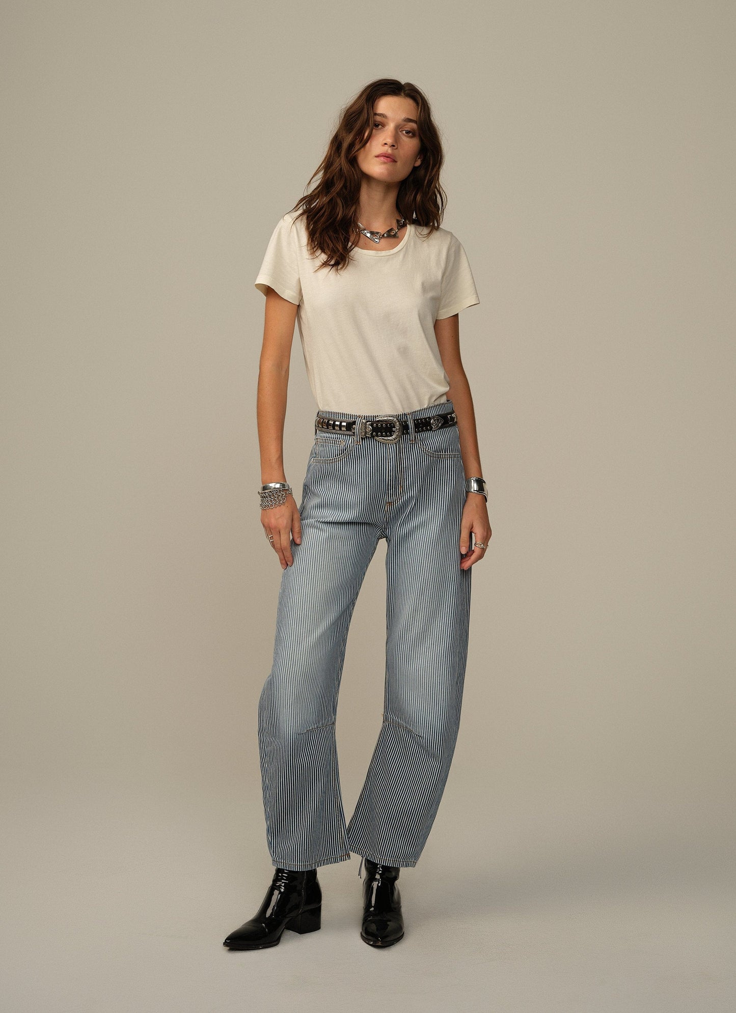 Road to Nowhere womens Pilon Railroad Stripe Pant