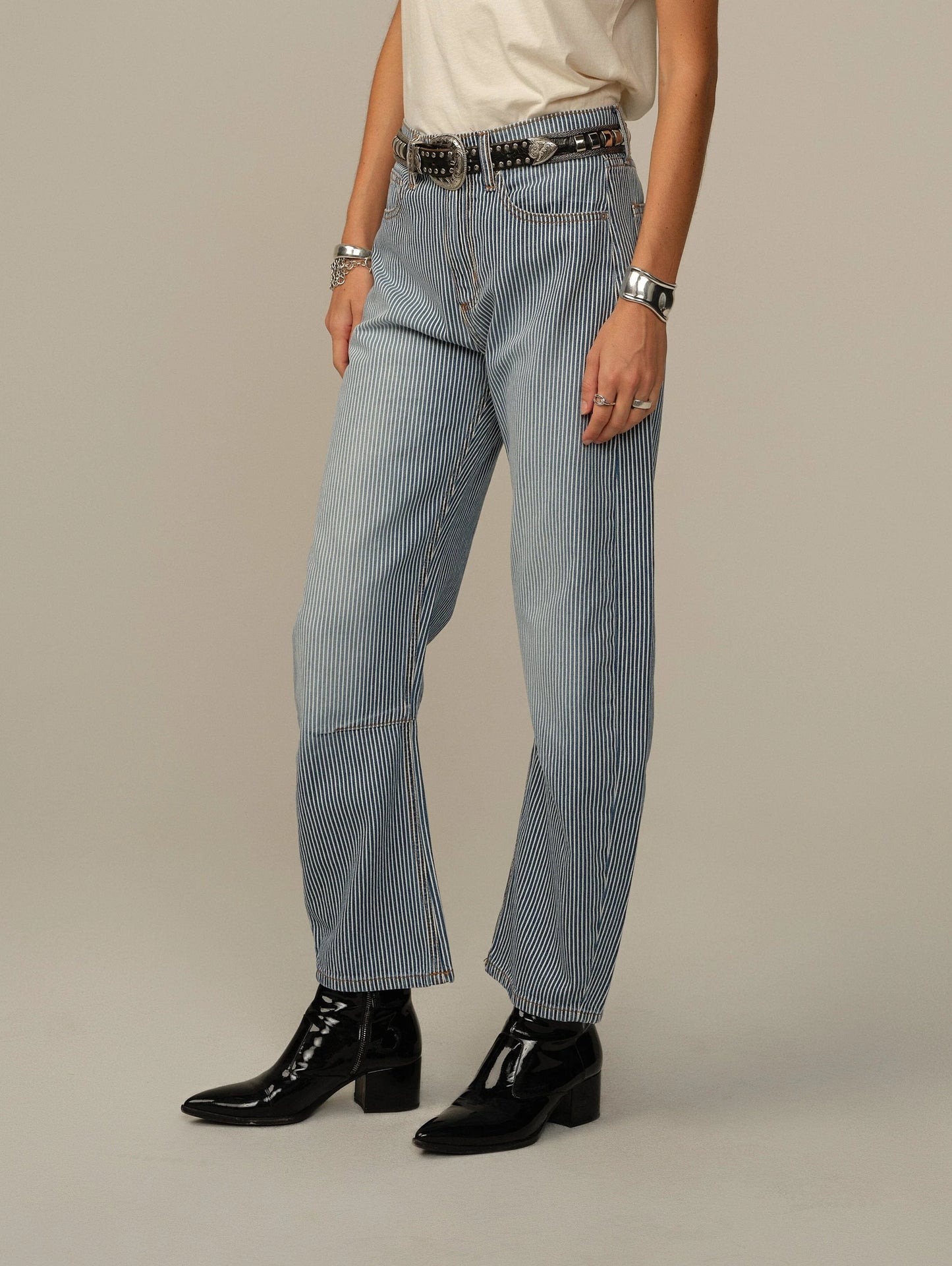 Road to Nowhere womens Pilon Railroad Stripe Pant