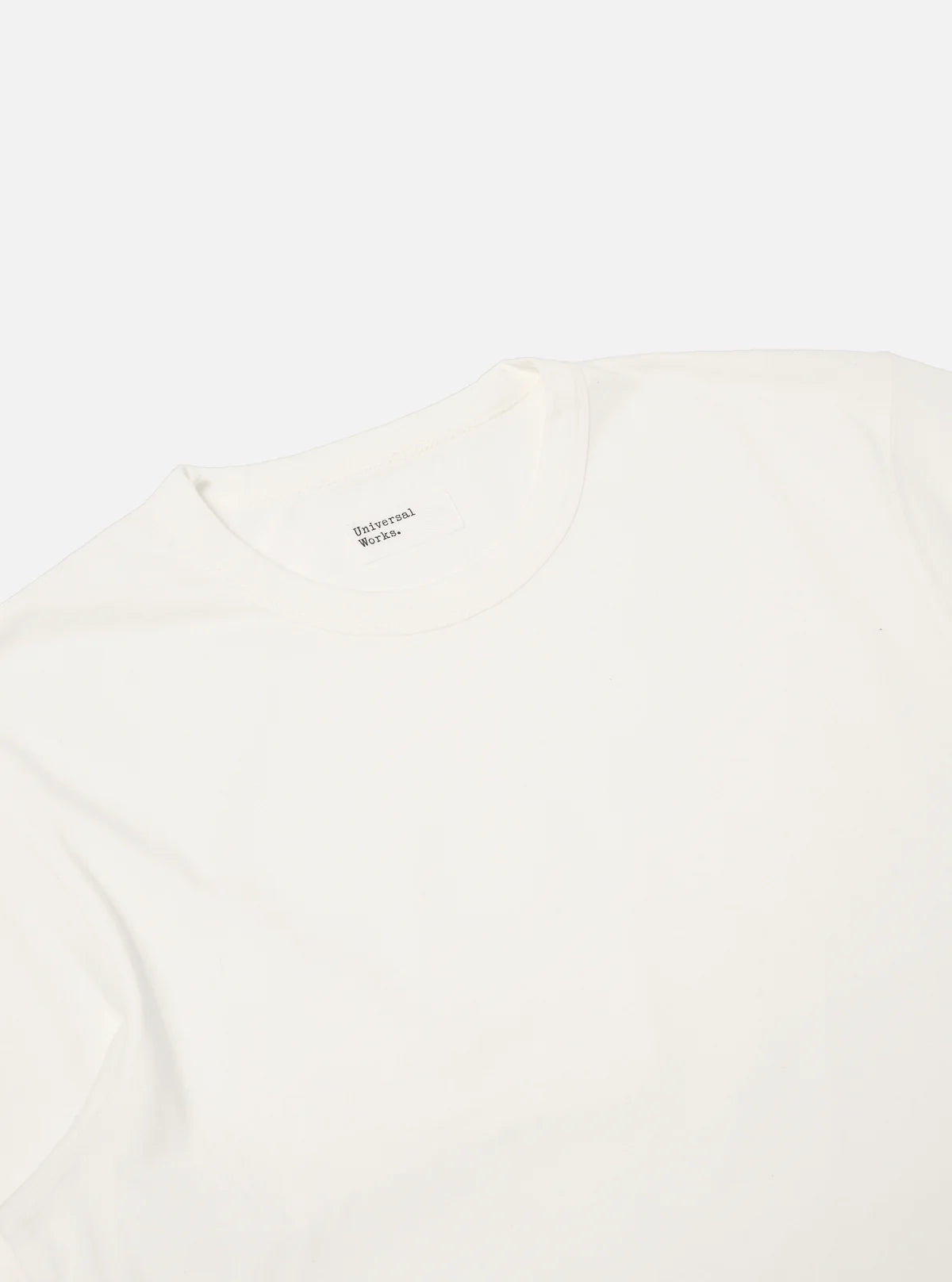 Universal Works Ecru Single Jersey Core Tee