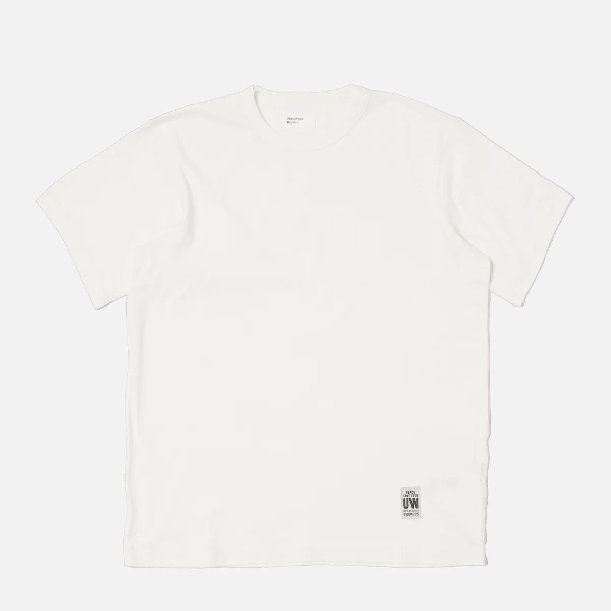 Universal Works Ecru Single Jersey Core Tee