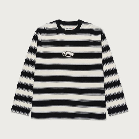 Honor The Gift 1988 Stripe L/S Tee - Black