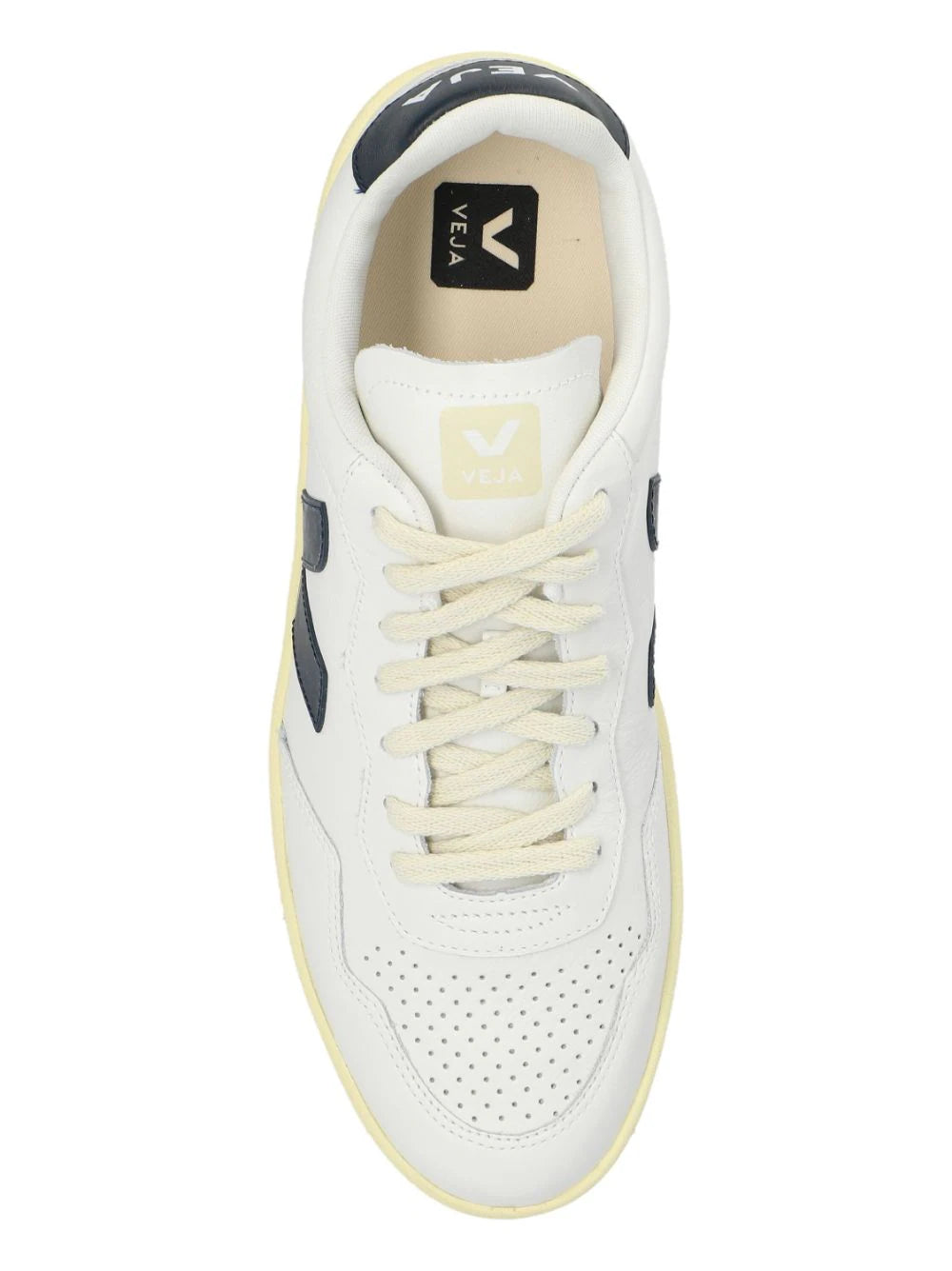 Veja Mens V-90  Leather Extra White Nautico