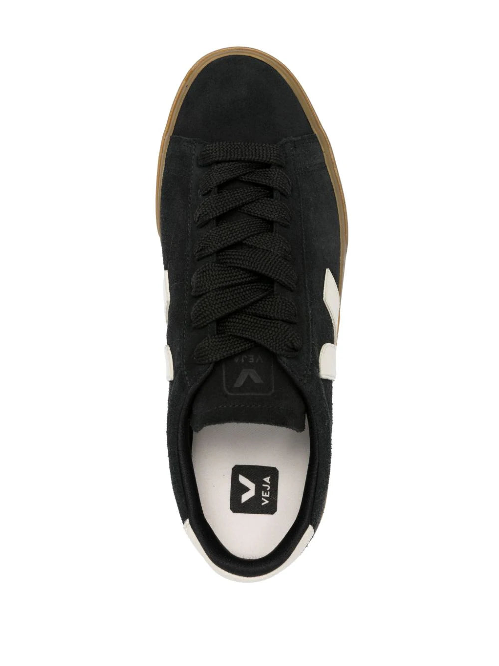 Veja Mens Campo Bold Suede - Black Pierre