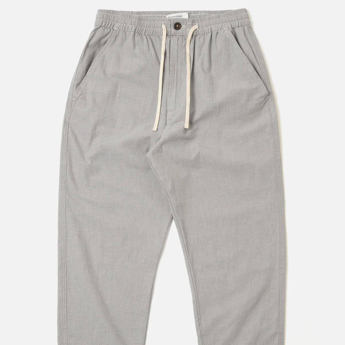 Universal Works Grey Izumi Cotton Hi Water Trouser