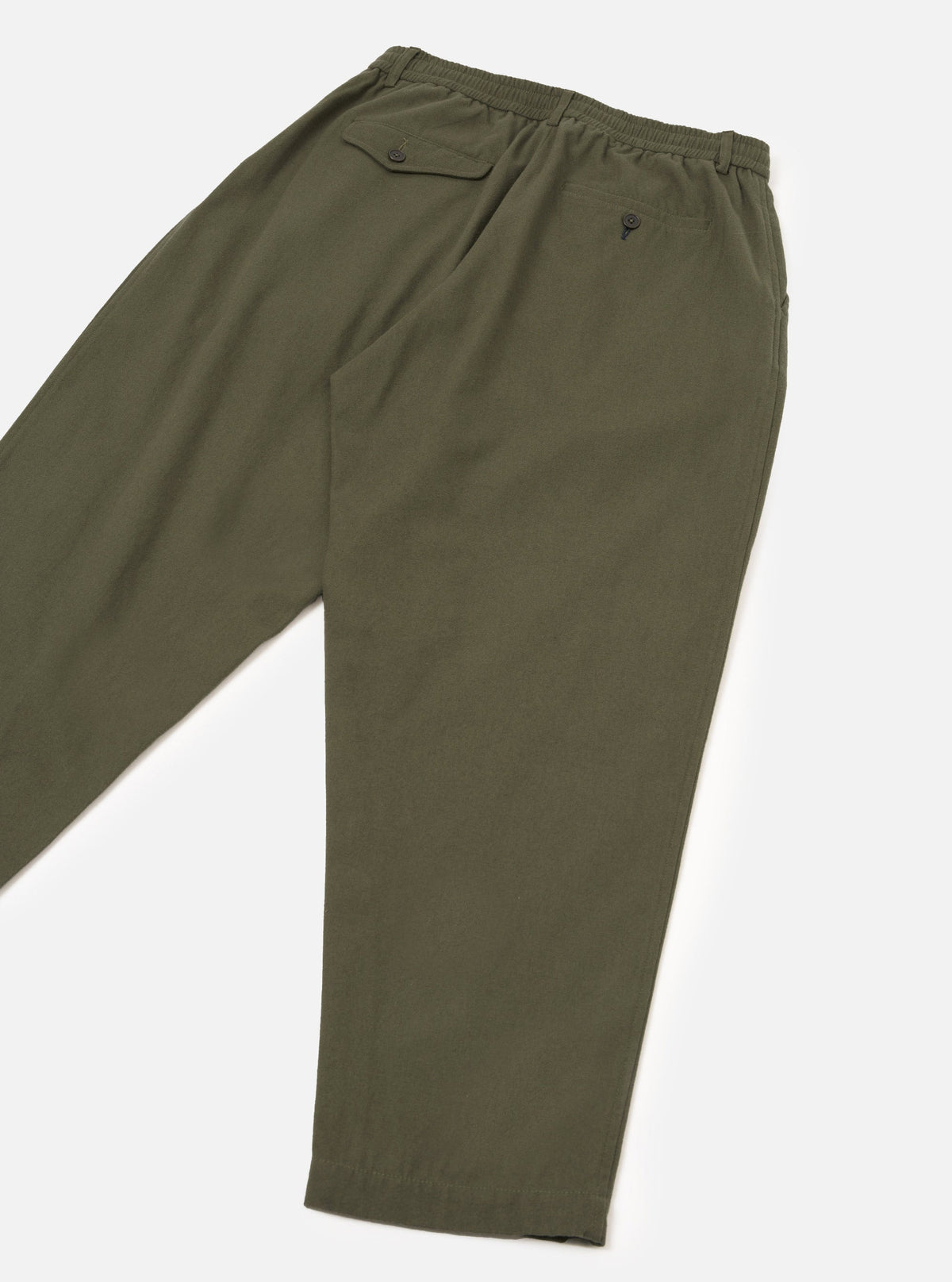 Universal Works Brushed Moleskin Military Chino- Olive