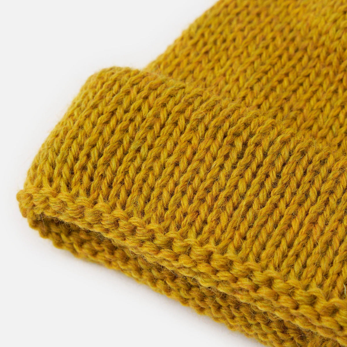Universal Works Mustard British Wool Short Watch Cap