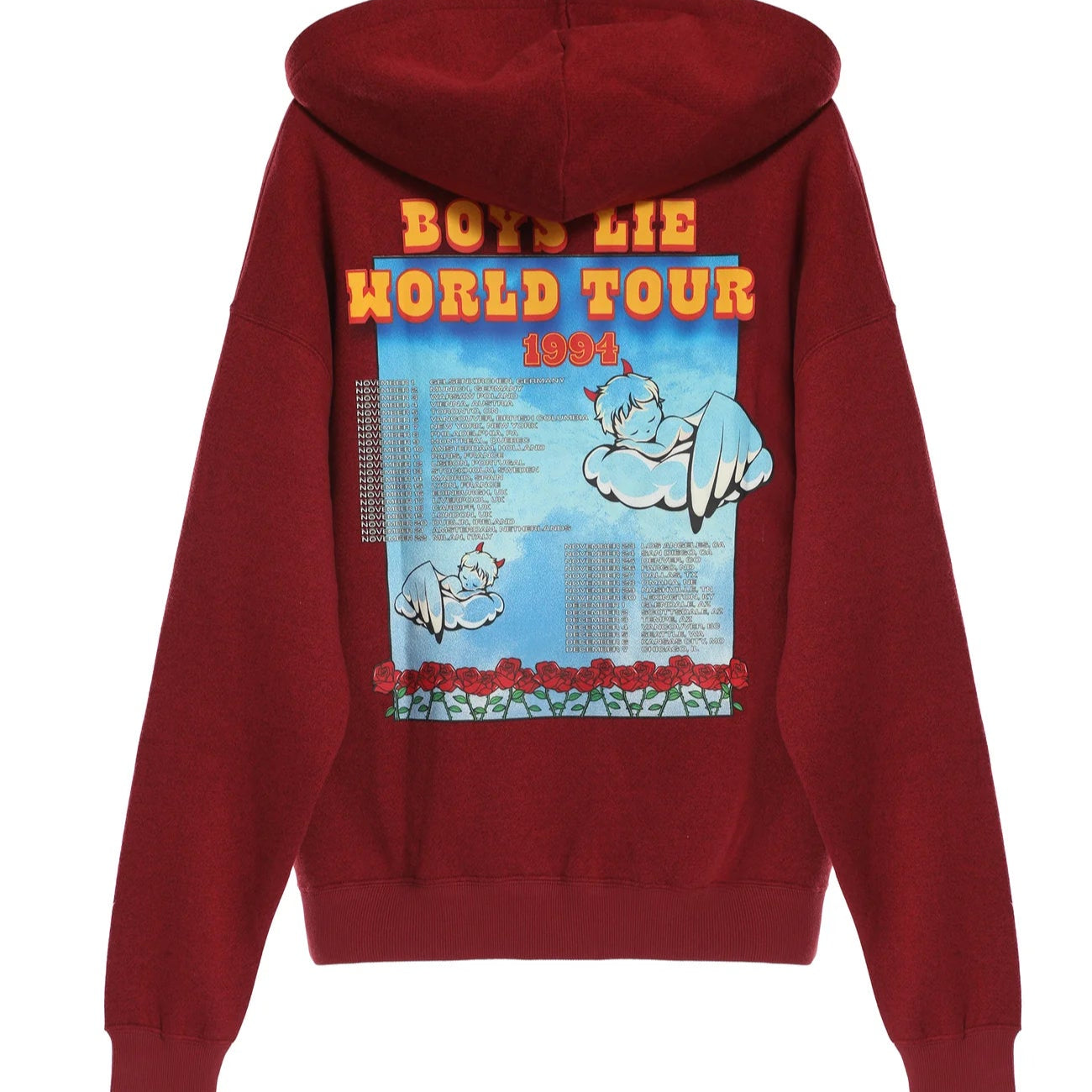 Boys Lie World Tour Round 2 Racer Hoodie