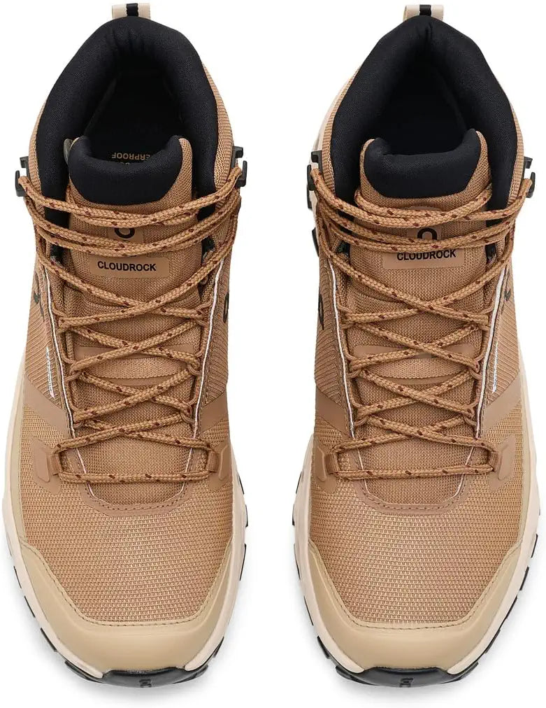 On Cloudrock Mid WP Womens - Sphinx/Sand