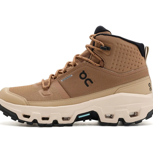 On Cloudrock Mid WP Womens - Sphinx/Sand