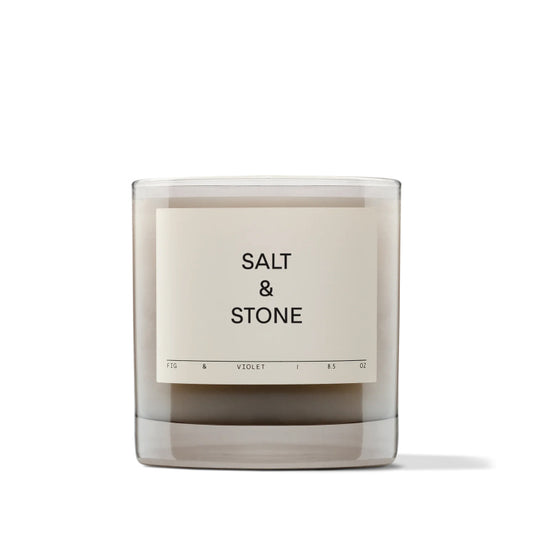 Salt and Stone Candle - Fig and Violet