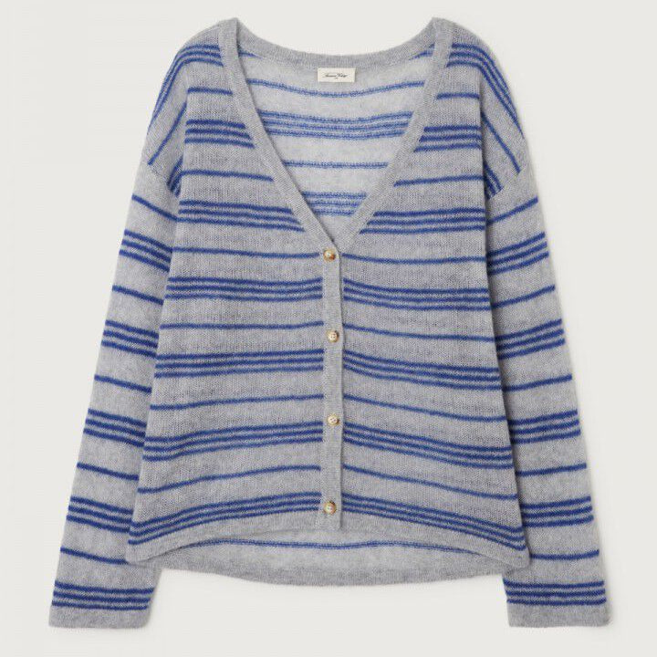 American Vintage  BodyRow Cardigan- Melange