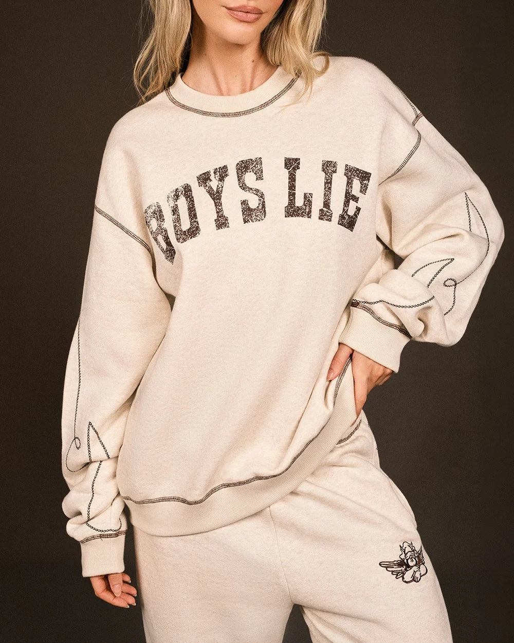 Boys Lie BOYS LIE WILD WEST KARA CREWNECK