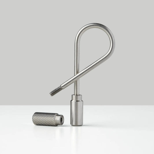 Craighill  Closed Helix Keyring - Stainless Steel