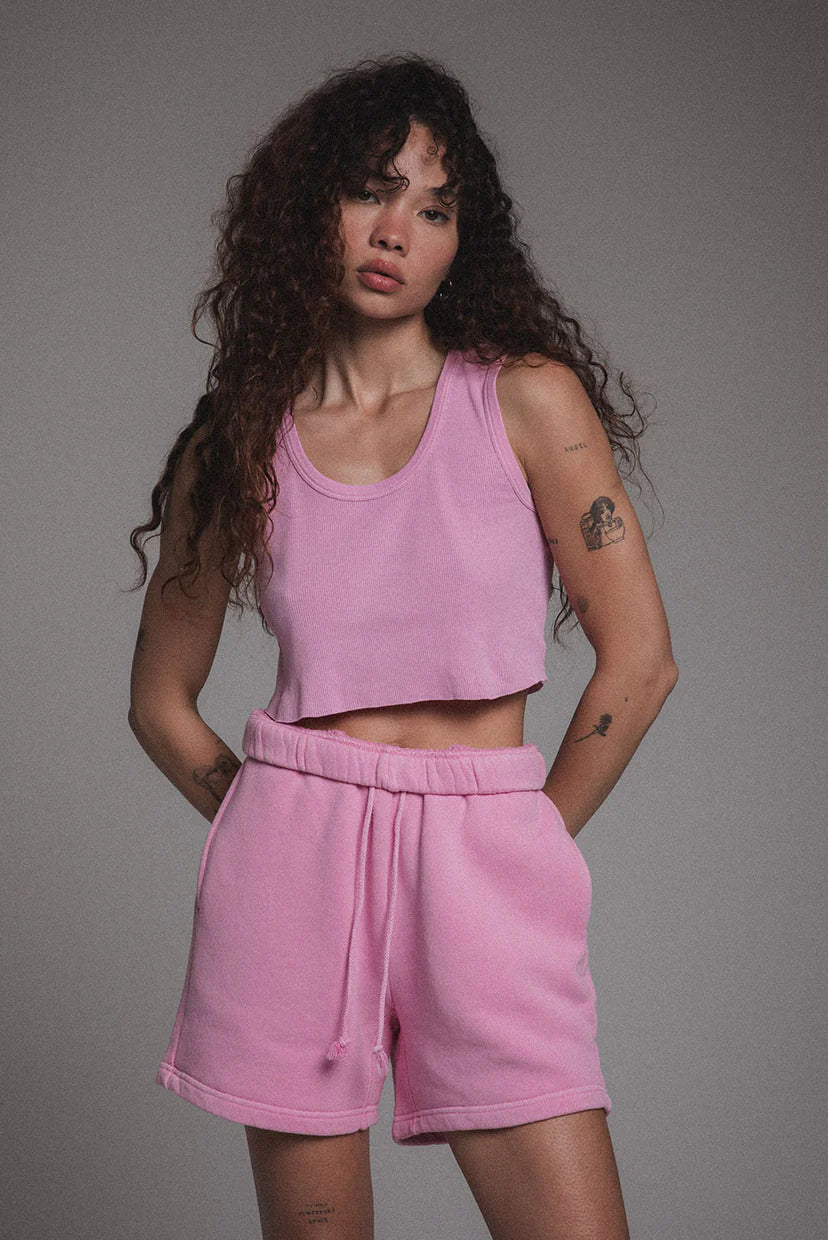 Elwood Clothing Core Sweatshort - Vintage Pink