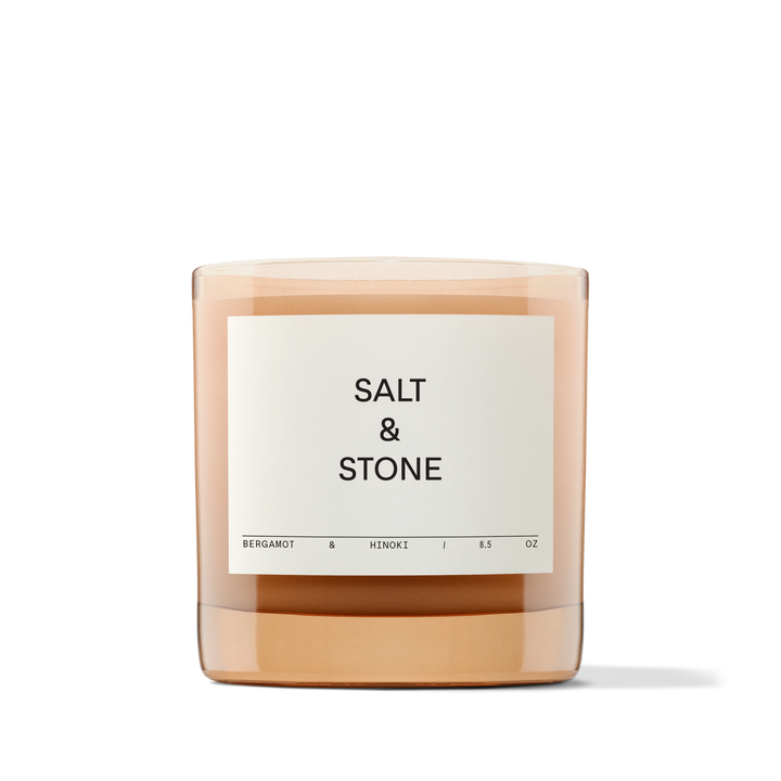 Salt and Stone Candle - Bergamot Hinoki