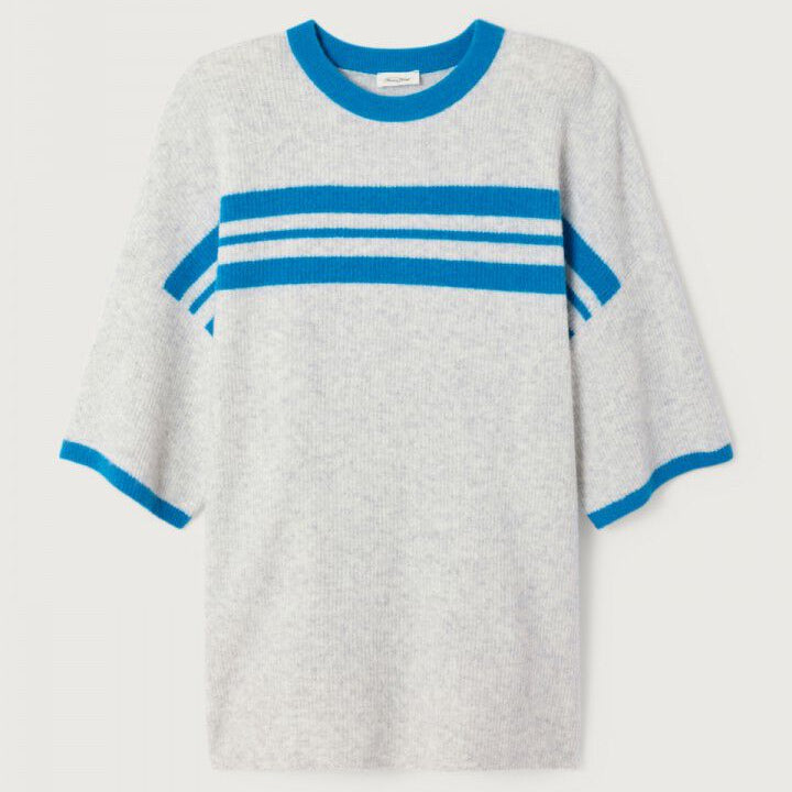 American Vintage Womens Jumper Damsville- Heather Grey