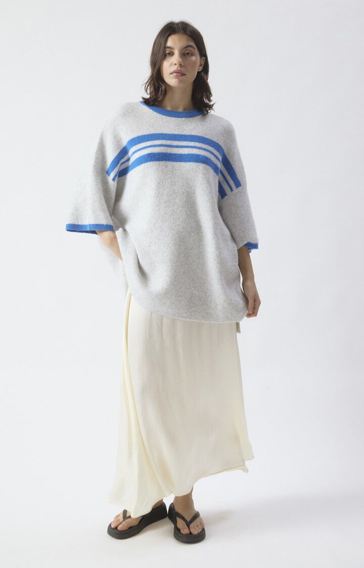 American Vintage Womens Jumper Damsville- Heather Grey