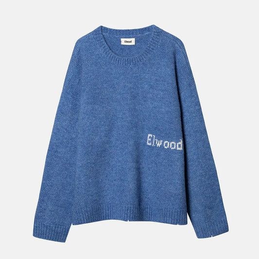 Elwood Clothing Knit Crewneck Sweater - True Blue