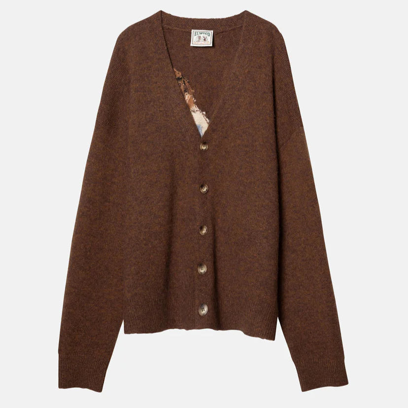 Elwood Clothing Mitford Cardigan- Bark