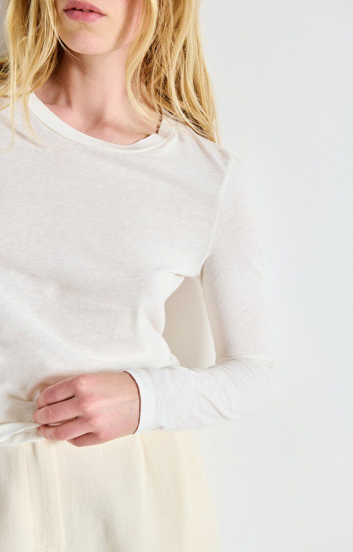 American Vintage L/S  T-Shirt  Gamipy- White