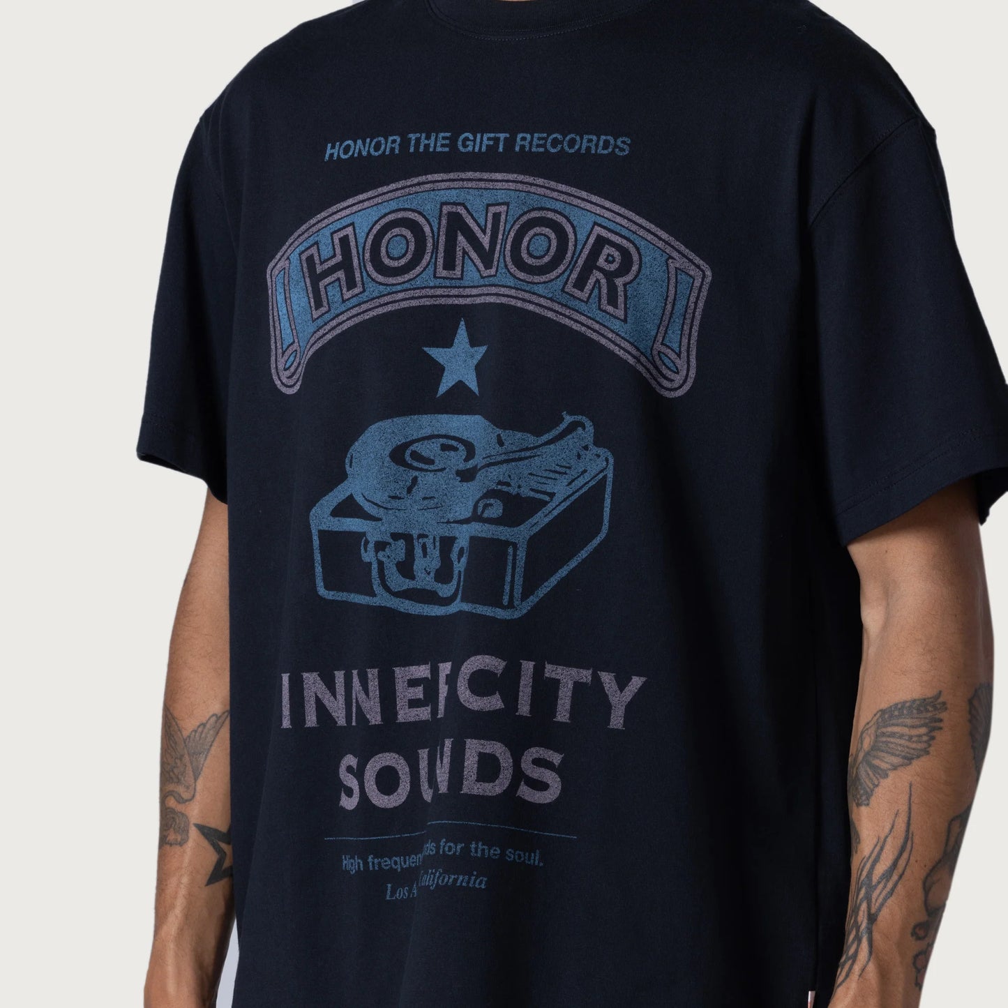 Honor the Gift Records tee -Black