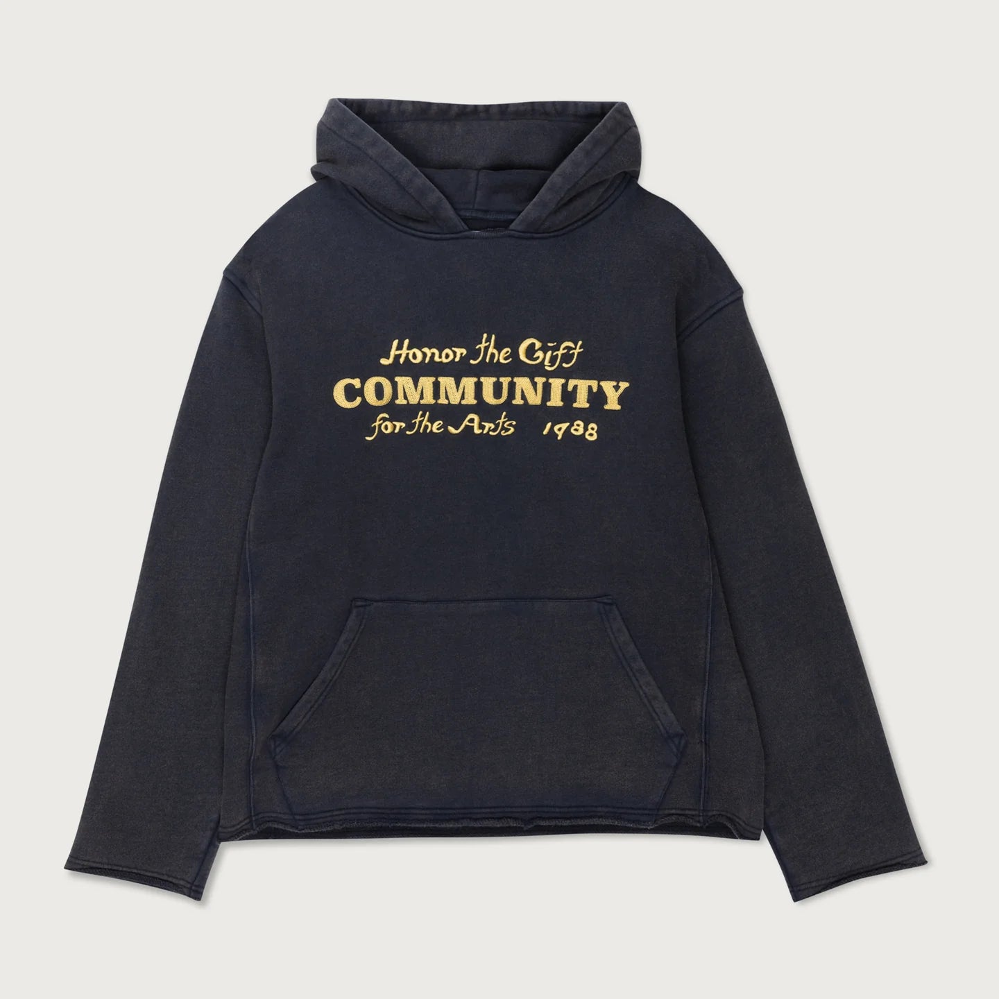 Honor The Gift Vintage Hoodie- Black