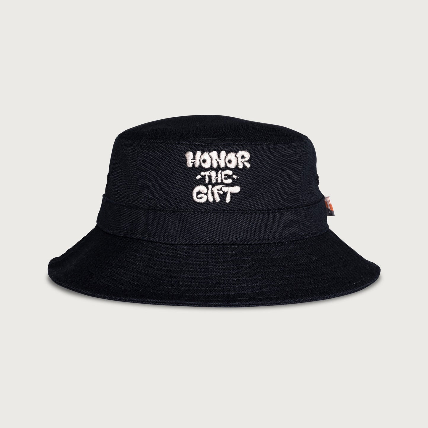 HonorThe Gift Script Bucket Hat-Black