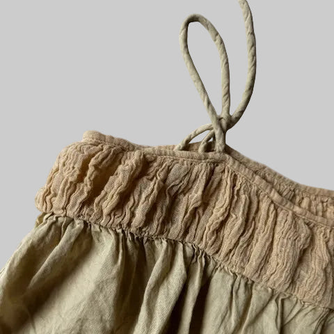 Rabens Saloner Dortie Cotton Angel String Top- Boulder
