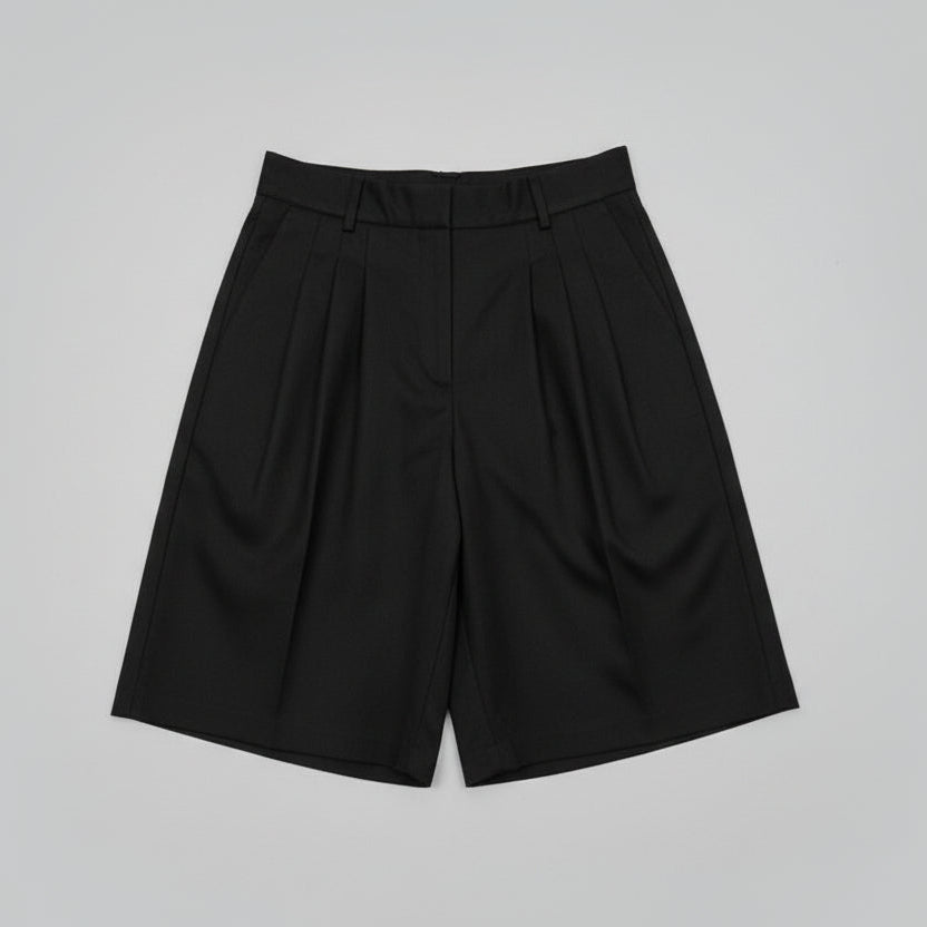 The Author Bermuda Shorts- Black