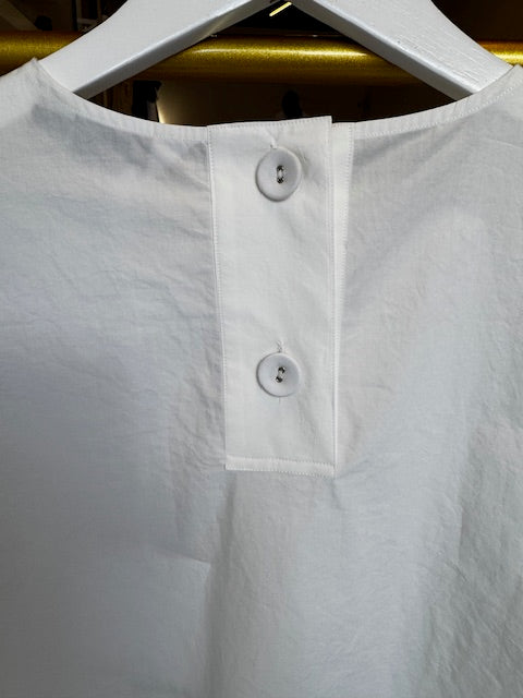 The Author Oversized Blouse- White