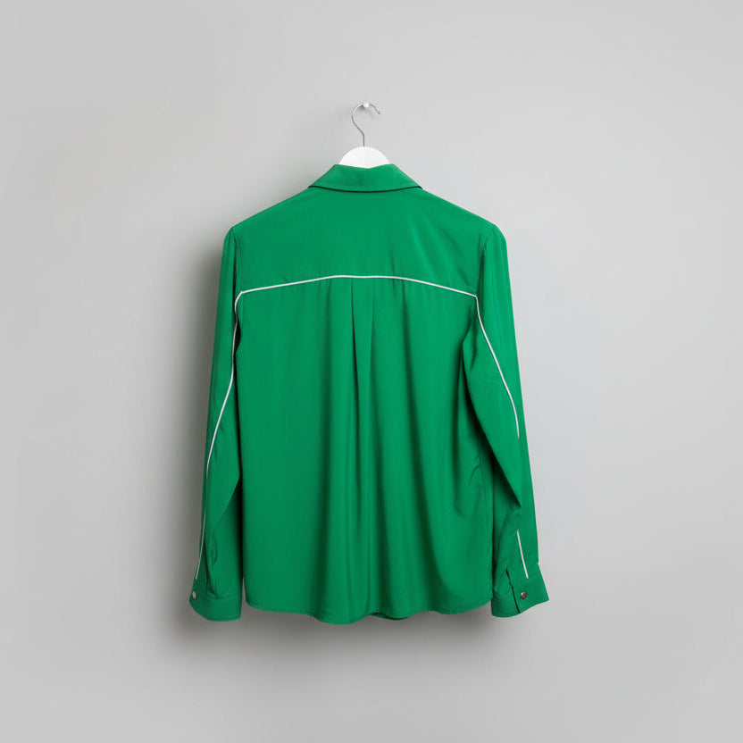 The Author Oversize Shirt- Green