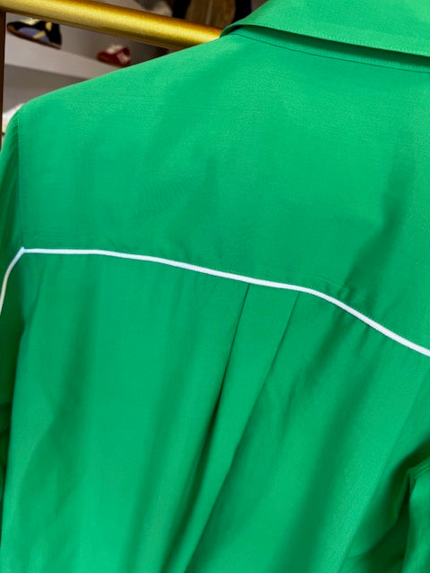 The Author Oversize Shirt- Green