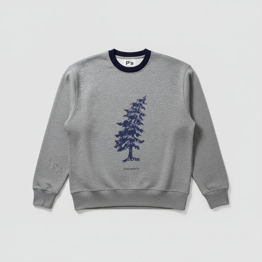 Presidents Crew Bicolor Print Cypress Sweatshirt