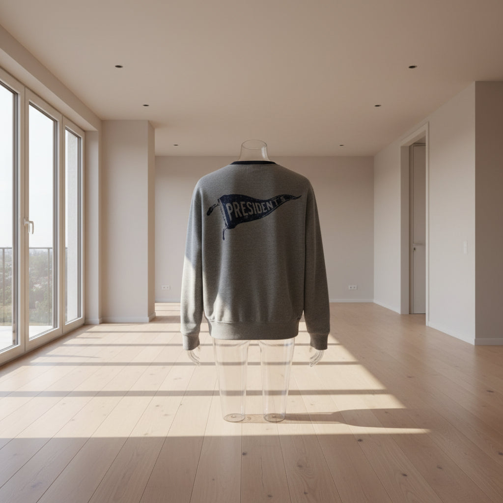Presidents Crew Bicolor Print Cypress Sweatshirt