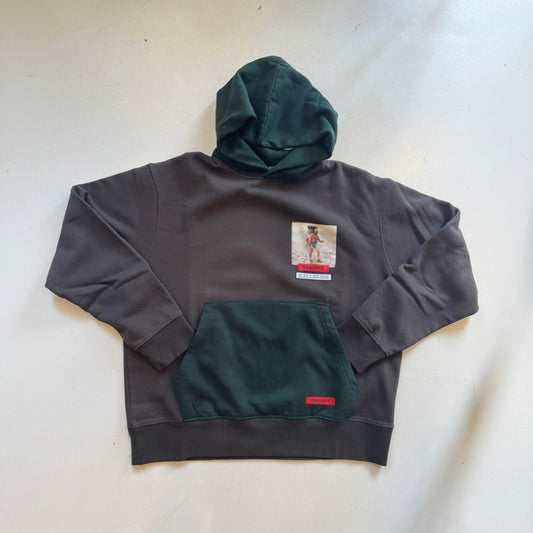 Presedents Hoodie Climber Label Sweatshirt- Hickory /Bottie