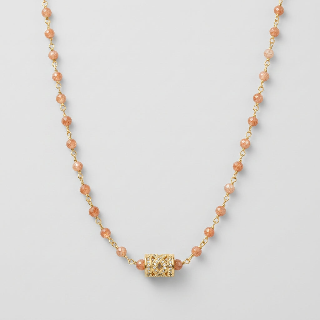 Paula Rosen Gigi Peach Moonstone
