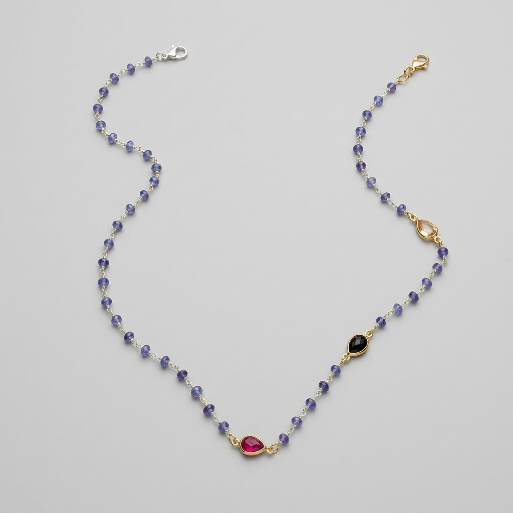 Paula Rosen Gigi - Amethyst & Multi-CZ