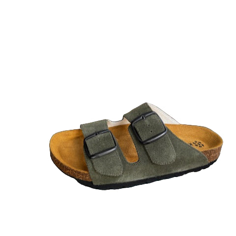KUNSTEN Thora Sandal- Hunter Suede