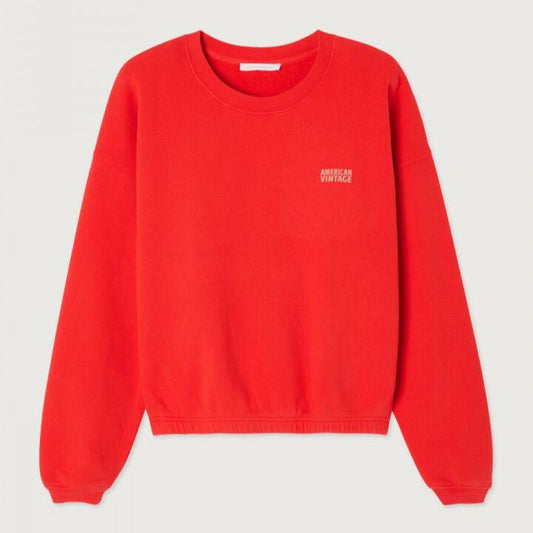 American Vintage Womens Sweatshirt Izubird -Vintage Strawberry