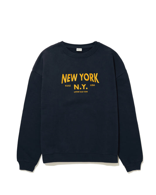 KULE  The Oversized New York Sweatshirt - Navy