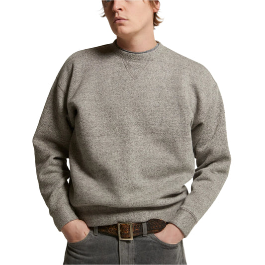 ASHER LA  Kane Crewneck- Black Noir