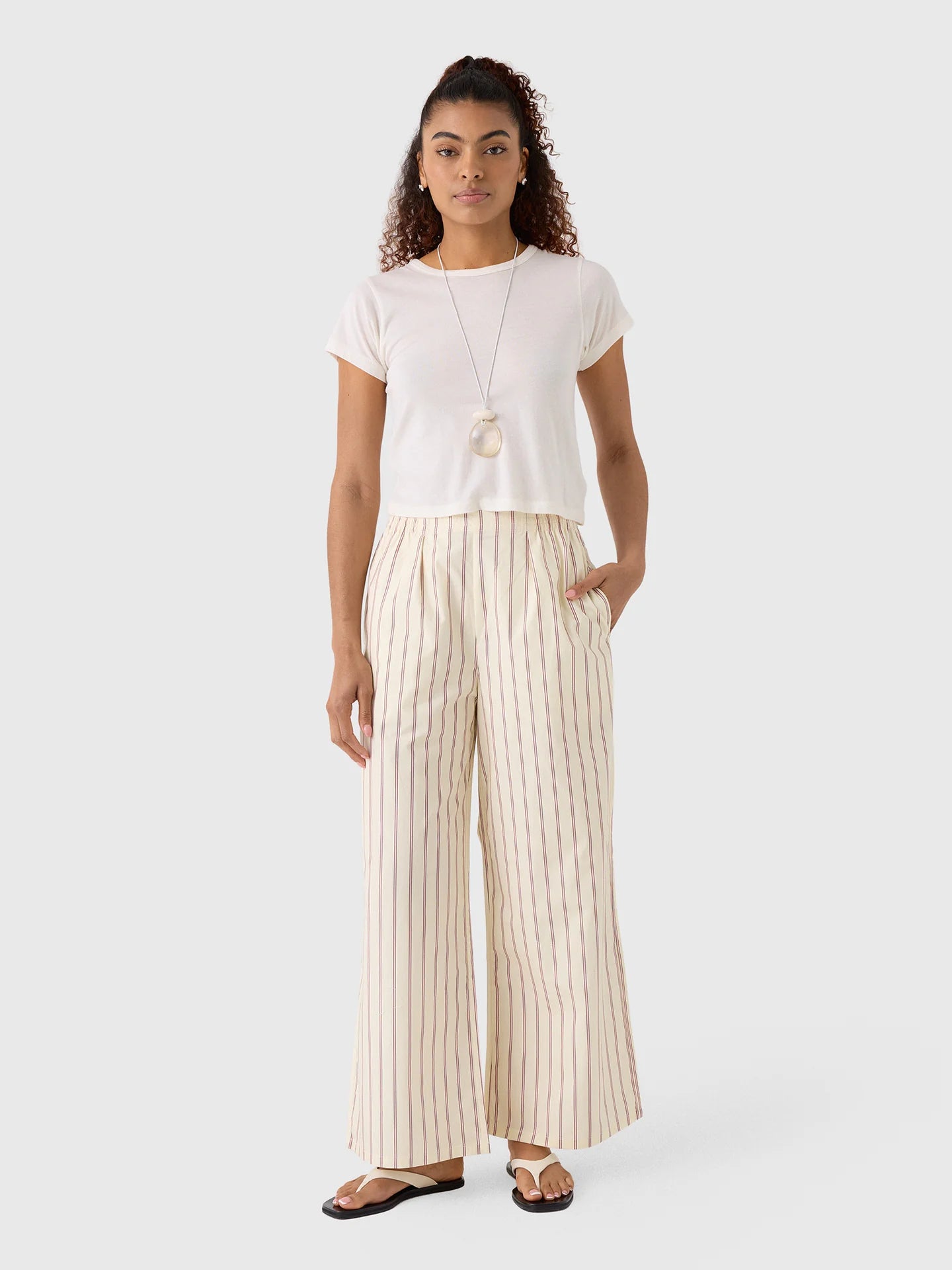 ASHER LA Clara Pant- Misty Rose