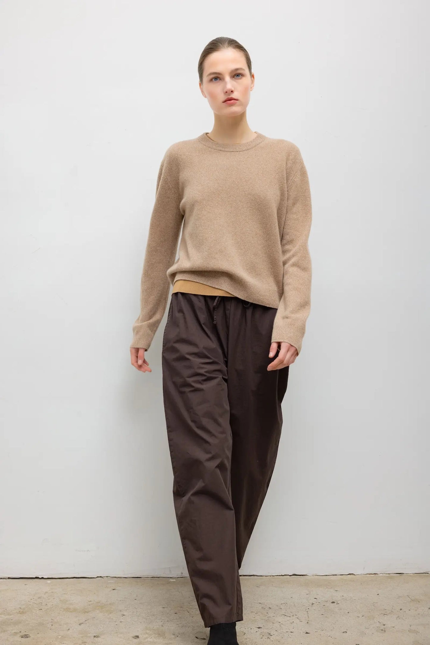 LESET Kyota Drawstring Pant- Chocolate