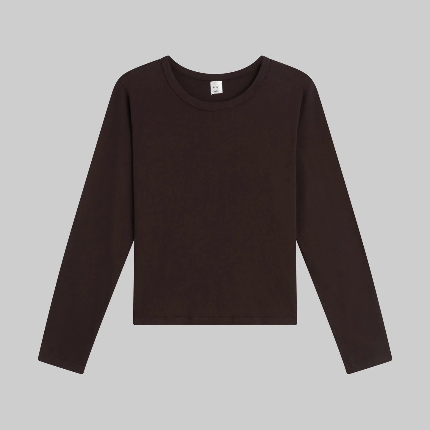 LESET The Margo Long Sleeve- Chocolate