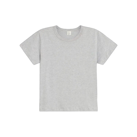LESET The Margo Tee- Heather Grey
