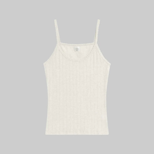 Leset Pointelle Tanktop Cloud