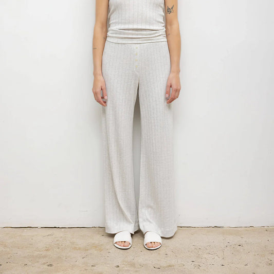 Leset Pointelle Boxer Pant -Cloud